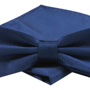 Elegantný tmavomodrý pánsky motýlik