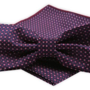 Granátovo-červený pánsky motýlik Alties