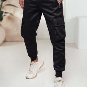Trendy kapsáčové joggery čierne
