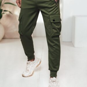 Trendy kapsáčové joggery zelené