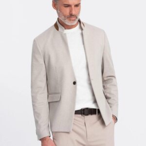 Trendy sako pre pánov béžové