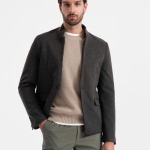 Trendy sako pre pánov čierne