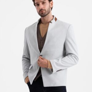 Trendy sako pre pánov šedé