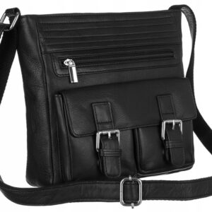 Pánska kožená messenger taška