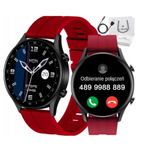 SMARTWATCH pánske G. Rossi SW019-3 black/red (sg014c) volania