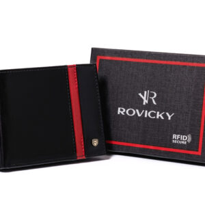 Pánska peňaženka N01-RVTP-3012 Black-Red