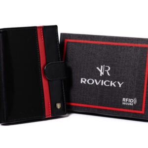 Štýlová pánska peňaženka Rovicky Black-Red