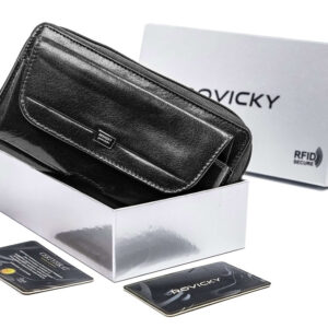 Kožená taška na opasok s kartovými pútkami - Rovicky Kožená taška na opasok s kartovými pútkami - Rovicky