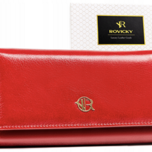 Dámska peňaženka koža + PU RPX-24A-ML Red
