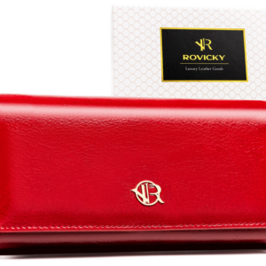 Dámska peňaženka koža + PU RPX-27A-ML RED