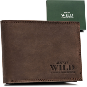 Klasická kožená pánska peňaženka bez zapínania - Always Wild