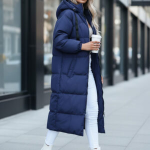 COZYSEASON dámska zimná bunda tmavomodrá Dstreet TY4048