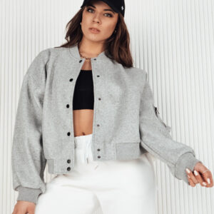 BONDAI dámska bomber bunda sivá Dstreet TY4146