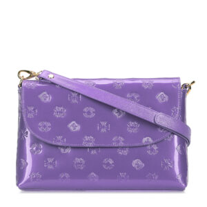 Dámska crossbody kabelka Wittchen z metalickej lakovanej kože