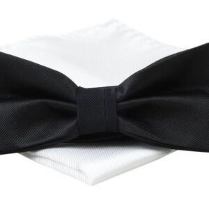 Klasický motýlik v čiernej farbe Alties