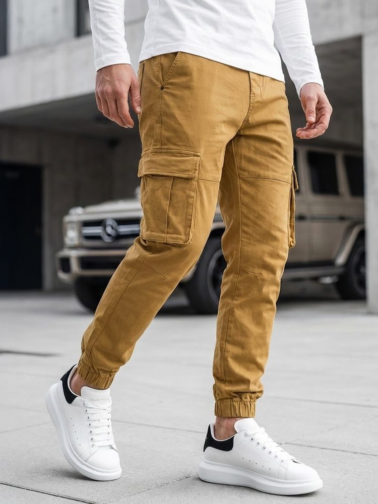 Trendy pánske kapsáče - béžové
