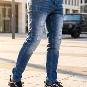 Trendy jeansové nohavice modré